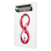 Infinity with Red Wine Mini Klembord (Angled2)