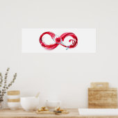Infinity with Red Wine Poster (Keuken)