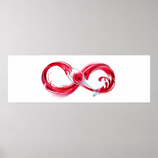 Infinity with Red Wine Poster (Voorkant)