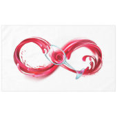 Infinity with Red Wine Tafelkleed (Voorkant (Horizontaal))