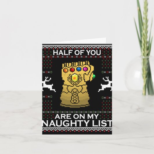 Infinity Xmas Friend T Shirt  Kaart (Voorkant)