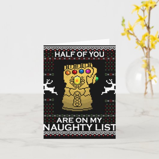 Infinity Xmas Friend T Shirt  Kaart (Gele Bloem)