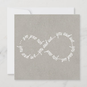 Infinity You Signature: Mat 13,3 cm x 13,3 cm