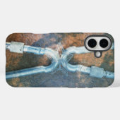 Infinity zilverster Case-Mate iPhone case (Achterkant (horizontaal))