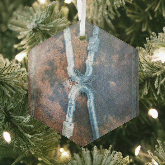 Infinity zilverster glas ornament (Insitu)