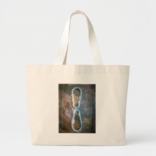 Infinity zilverster grote tote bag (Voorkant)