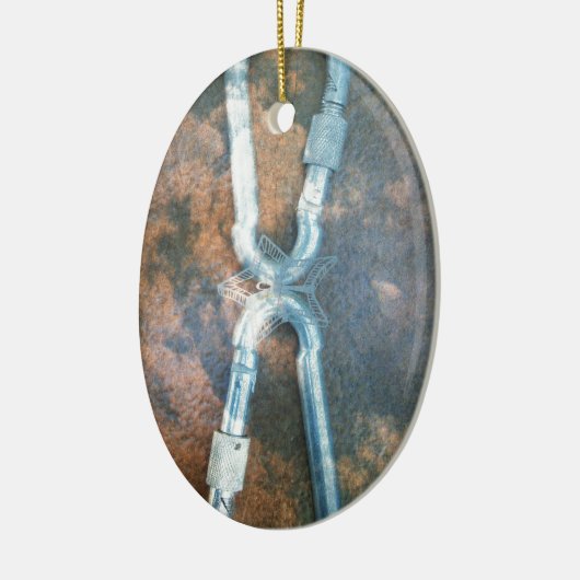 Infinity zilverster keramisch ornament (Links)