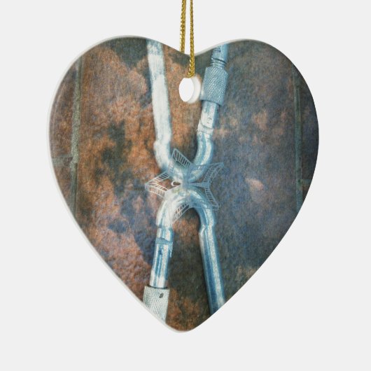 Infinity zilverster keramisch ornament (Rechts)