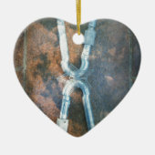 Infinity zilverster keramisch ornament (Voorkant)