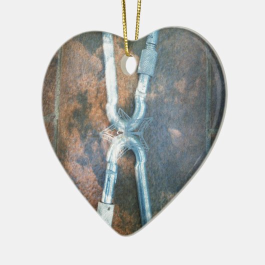 Infinity zilverster keramisch ornament (Links)