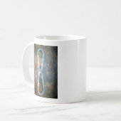 Infinity zilverster koffiemok (Voorkant links)