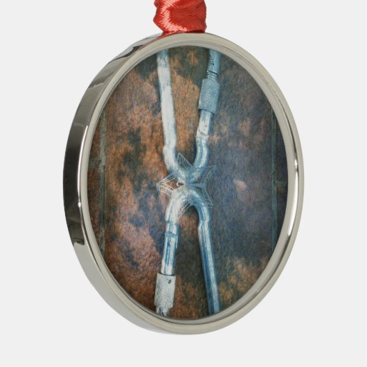 Infinity zilverster metalen ornament (Rechts)