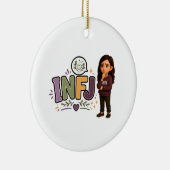 INFJ — A Guardiã das Ideias Keramisch Ornament (Rechts)