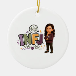 INFJ — A Guardiã das Ideias Keramisch Ornament