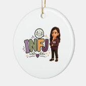 INFJ — A Guardiã das Ideias Keramisch Ornament (Links)