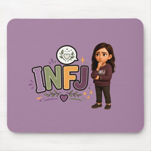 INFJ — A Guardiã das Ideias Muismat (Voorkant)