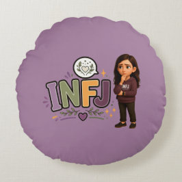 INFJ — A Guardiã das Ideias Rond Kussen