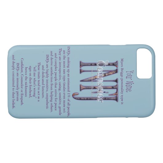 INFJ de Counselor Case-Mate iPhone Case (Achterkant (Horizontaal))