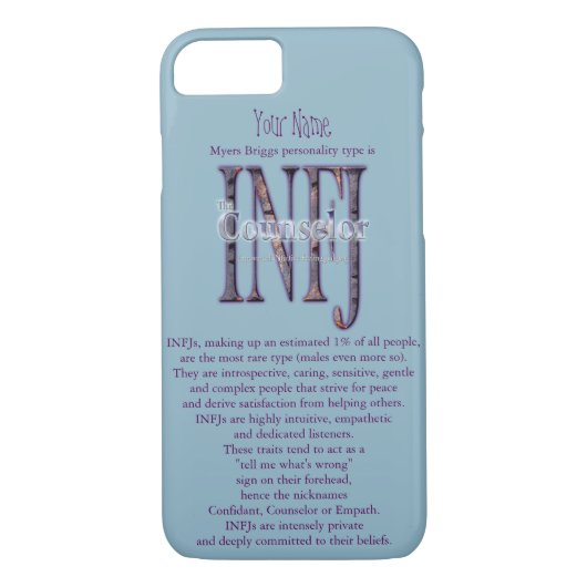 INFJ de Counselor Case-Mate iPhone Case (Achterkant)