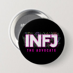 INFJ Introvert Label MBTI Persoonlijkheidstype Blo Ronde Button 7,6 Cm