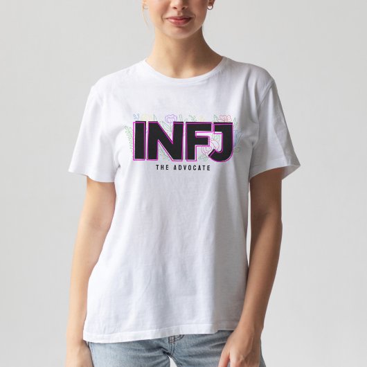 INFJ Introvert Label MBTI Persoonlijkheidstype Blo T-shirt