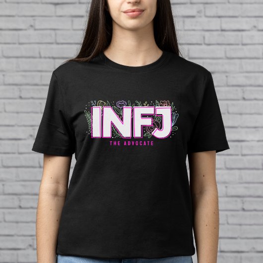INFJ Introvert Label MBTI Persoonlijkheidstype Blo T-shirt