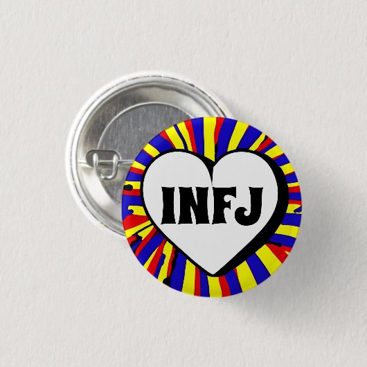 INFJ MBTI 3 Cm Round Badge Ronde Button 3,2 Cm (Voorkant /achterkant)