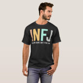 INFJ Persoonlijkheidstype Introvert Grappig T-shirt (Voorkant volledig)