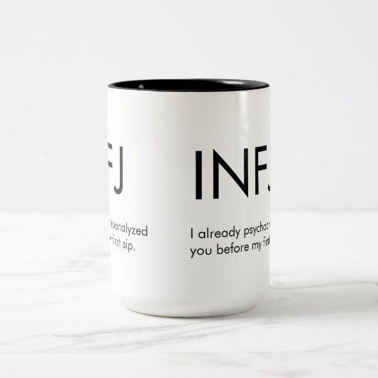 INFJ Reeds psychoanalytisch uw Mok Gift (Center)