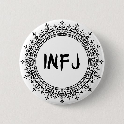 INFJ RONDE BUTTON 5,7 CM (Voorkant)