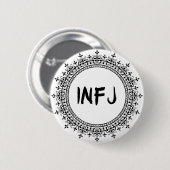 INFJ RONDE BUTTON 5,7 CM (Voorkant /achterkant)