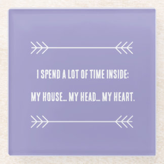 INFJ Vibes Glazen Onderzetter