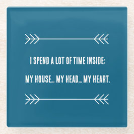 INFJ Vibes Glazen Onderzetter