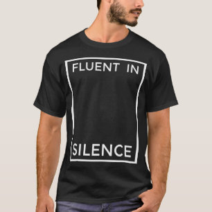 INFJ Vloeiend in stilte Ik introvert verlegen rust T-shirt