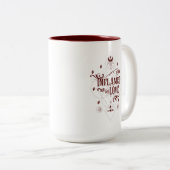 Inflamed by Love (Sleigh Riders book Two) Tweekleurige Koffiemok (Voorkant rechts)