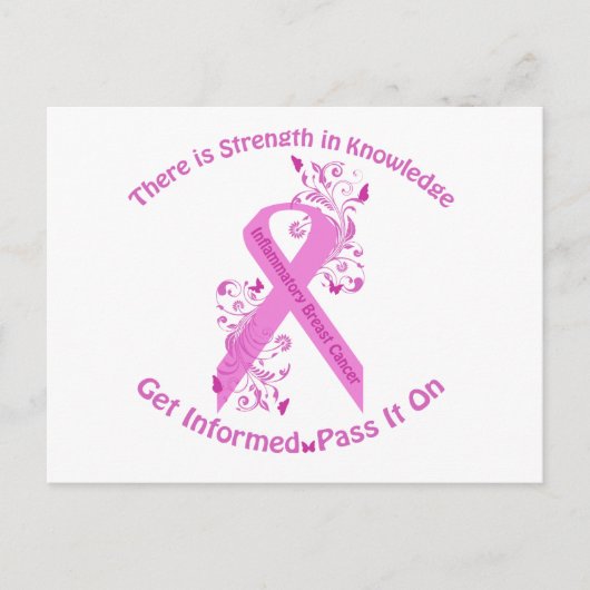 Inflammatory Breast Cancer Bewustheid Briefkaart (Voorkant)