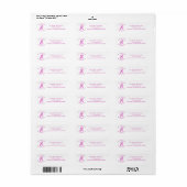 Inflammatory Breast Cancer Bewustheid Etiket (Full Sheet)