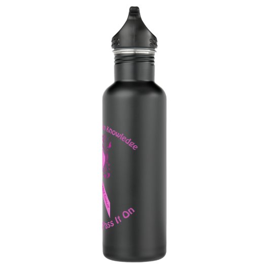 Inflammatory Breast Cancer Bewustheid Waterfles (Rechts)