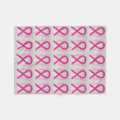 Inflammatory Breast Cancer Bewustmakingspakket Fleece Deken (Voorkant (Horizontaal))