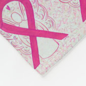 Inflammatory Breast Cancer Bewustmakingspakket Fleece Deken (Hoek)