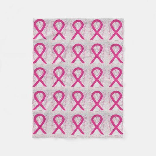 Inflammatory Breast Cancer Bewustmakingspakket Fleece Deken (Voorkant)