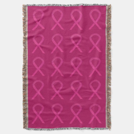 Inflammatory Breast Cancer Ribbon Soft Blankets Deken (Voorkant Verticaal)