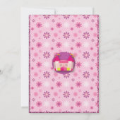 INFLATABLE BOUNCE SLIDE CASTLE BIRTHDAY INVITATION KAART (Achterkant)