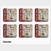INFLATIE INDICA VIERKANTE STICKER (Vel)