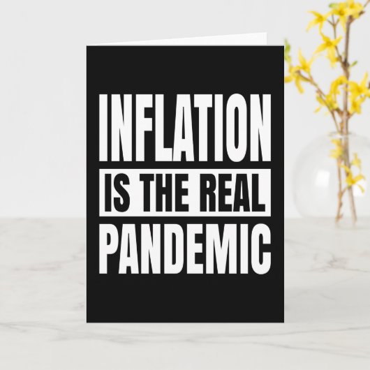 Inflatie is de echte pandemie kaart (Gele Bloem)