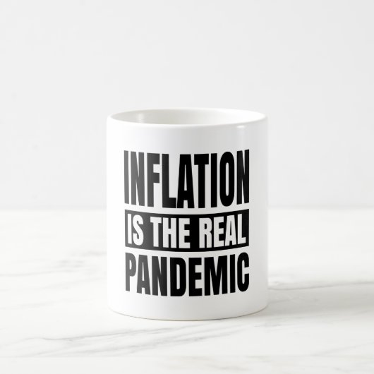 Inflatie is de echte pandemie koffiemok (Center)