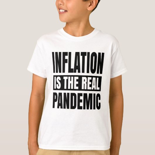 Inflatie is de echte pandemie t-shirt (Voorkant)