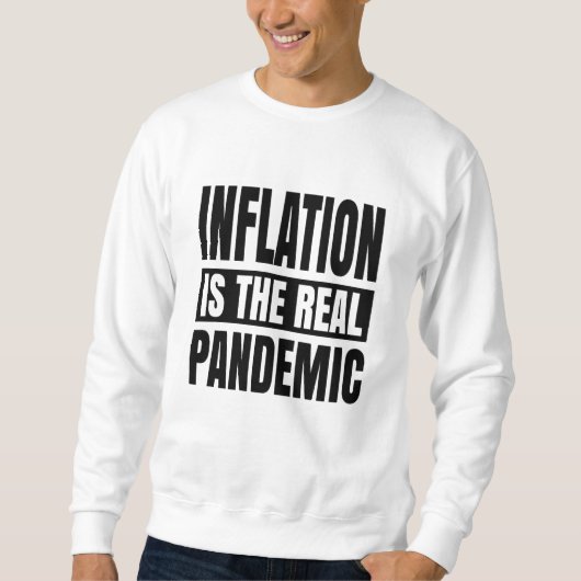 Inflatie is de echte pandemie trui (Voorkant)