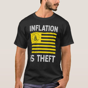 Inflatie is diefstal tuinvlag t-shirt
