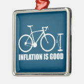 Inflatie is een goede fiets metalen ornament (Links)